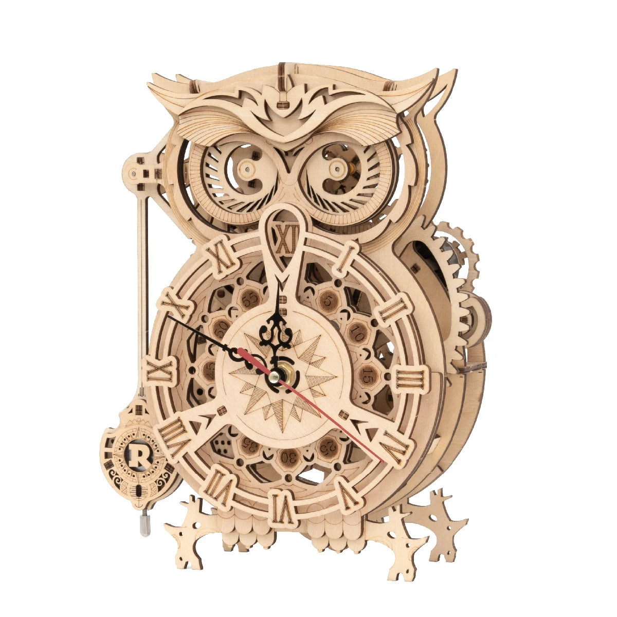 Puzzle 3D - Hibou en bois