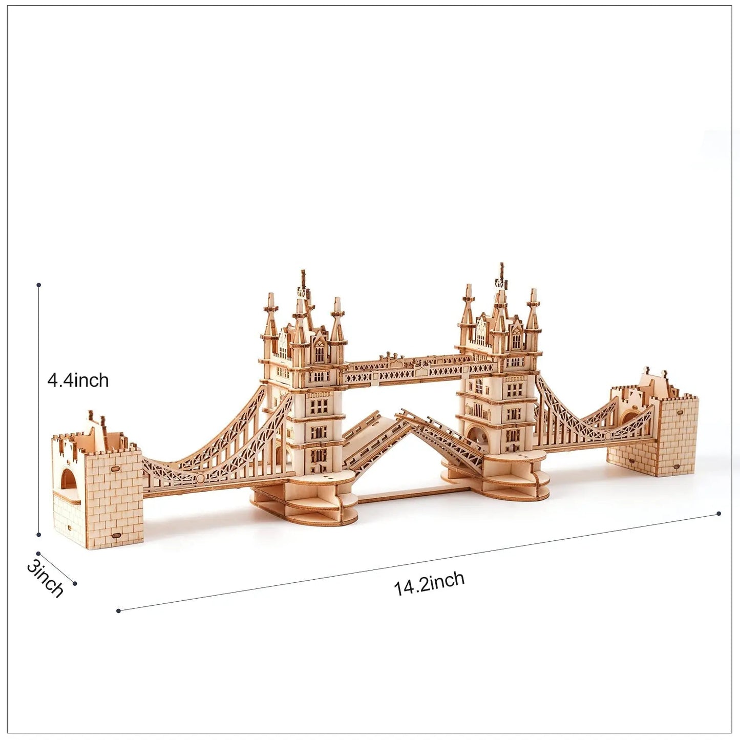Puzzle 3D Tower Bridge - Maquette Bois à Assembler | DIY