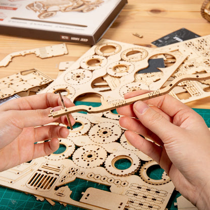 Puzzle 3D Camion Poids Lourd Américain | Kit Modélisme Bois