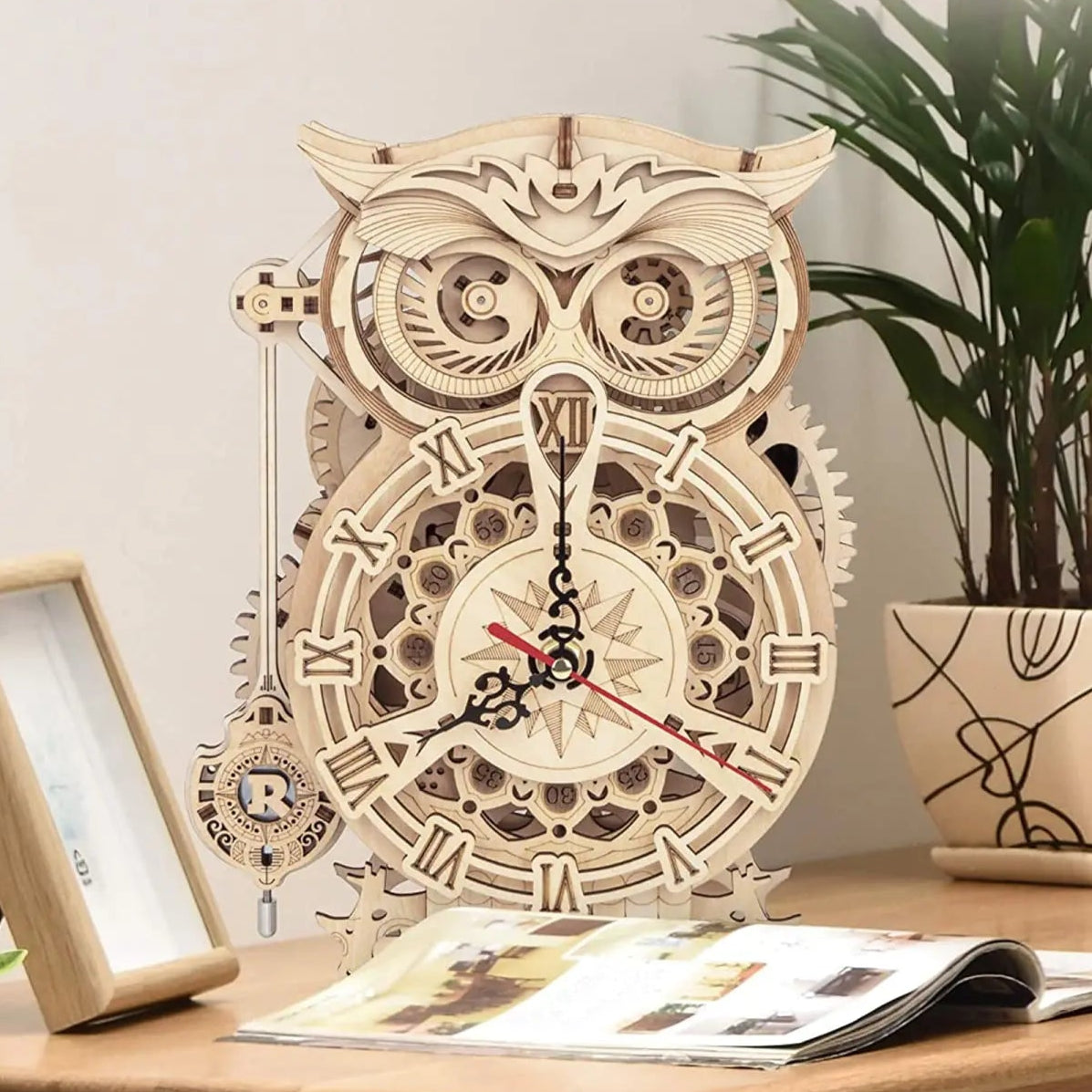 Puzzle 3D - Hibou en bois