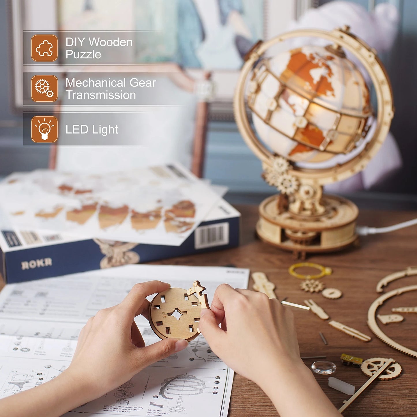 Puzzle 3D Globe Terrestre