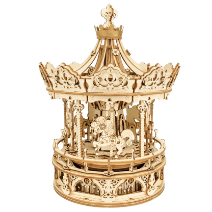 Puzzle 3D Carrousel | Manège Enfant | Boîte à Musique