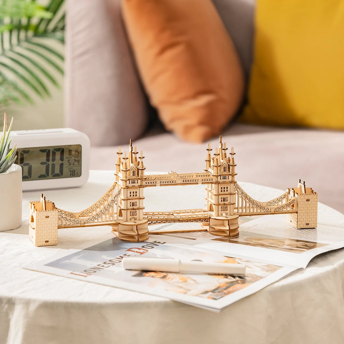Puzzle 3D Tower Bridge - Maquette Bois à Assembler | DIY