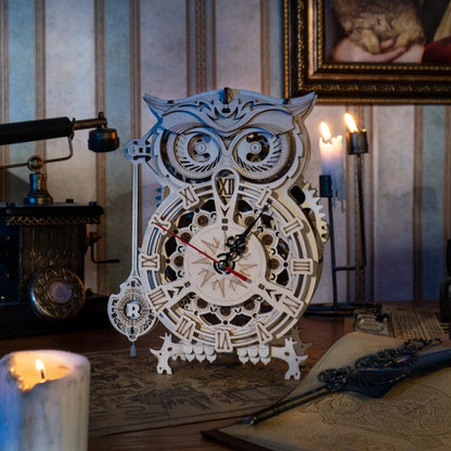 Puzzle 3D - Hibou en bois