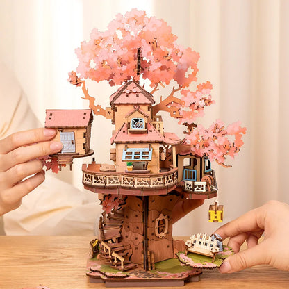 Puzzle 3D Cabane en Bois | Kit de Construction DIY