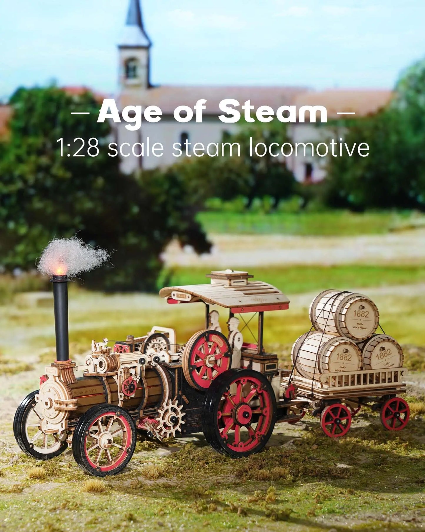 Puzzle 3D Tracteur | Kit Modélisme | Activité DIY