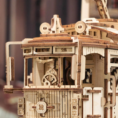 Puzzle 3D en Bois | Tramway Lisbonne | Kit Modélisme