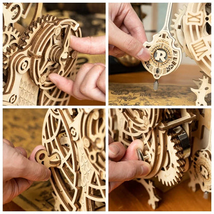 Puzzle 3D - Hibou en bois
