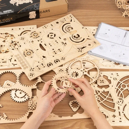 Puzzle 3D - Hibou en bois