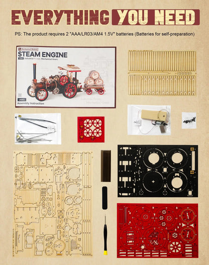 Puzzle 3D Tracteur | Kit Modélisme | Activité DIY