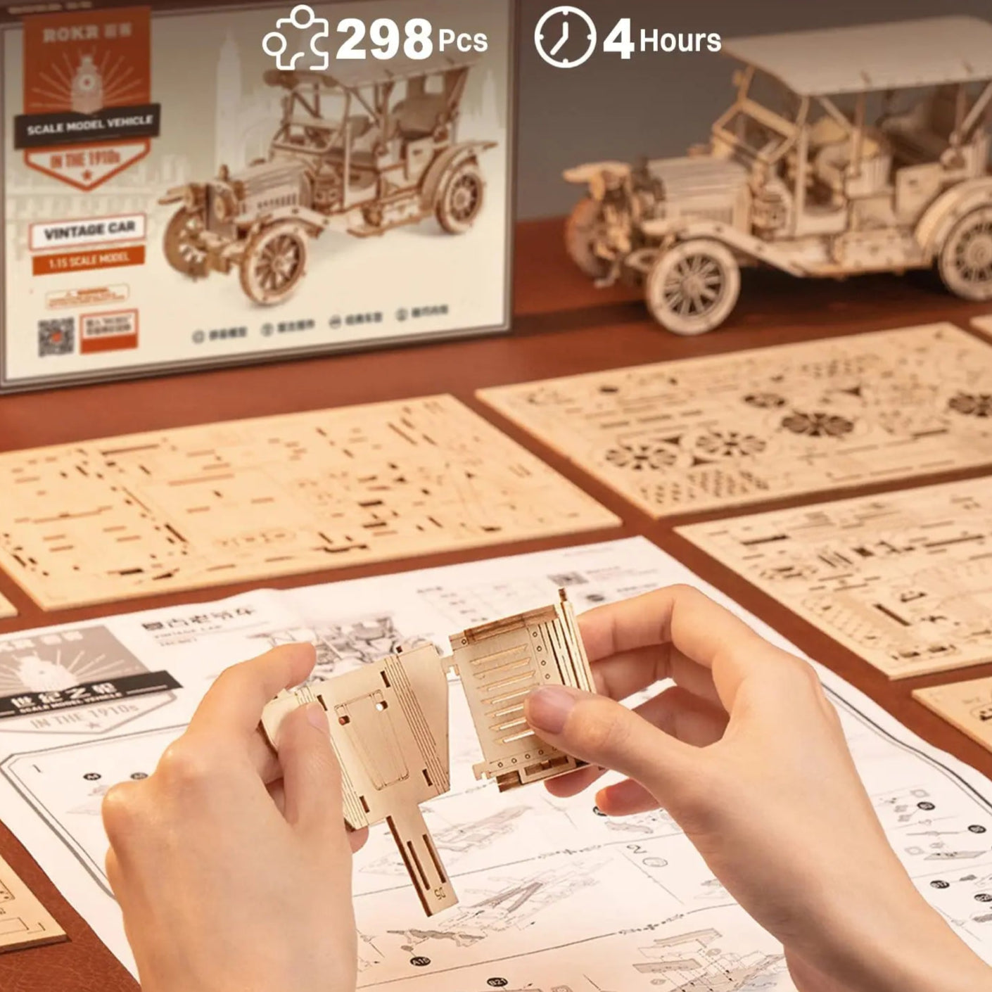 Puzzle 3D | Voiture Vintage