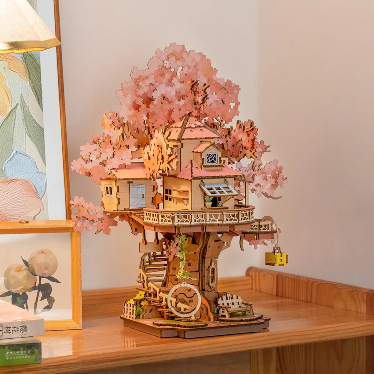 Puzzle 3D Cabane en Bois | Kit de Construction DIY