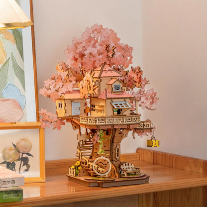 Puzzle 3D Cabane en Bois | Kit de Construction DIY