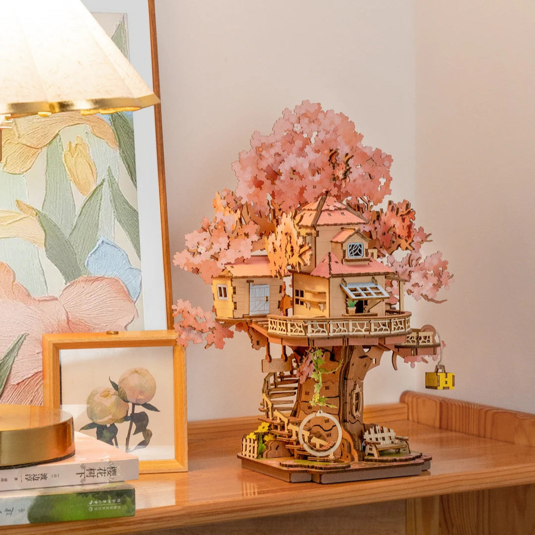 Puzzle 3D Cabane en Bois | Kit de Construction DIY