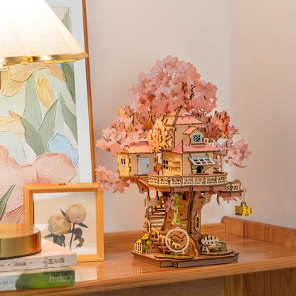 Puzzle 3D Cabane en Bois | Kit de Construction DIY