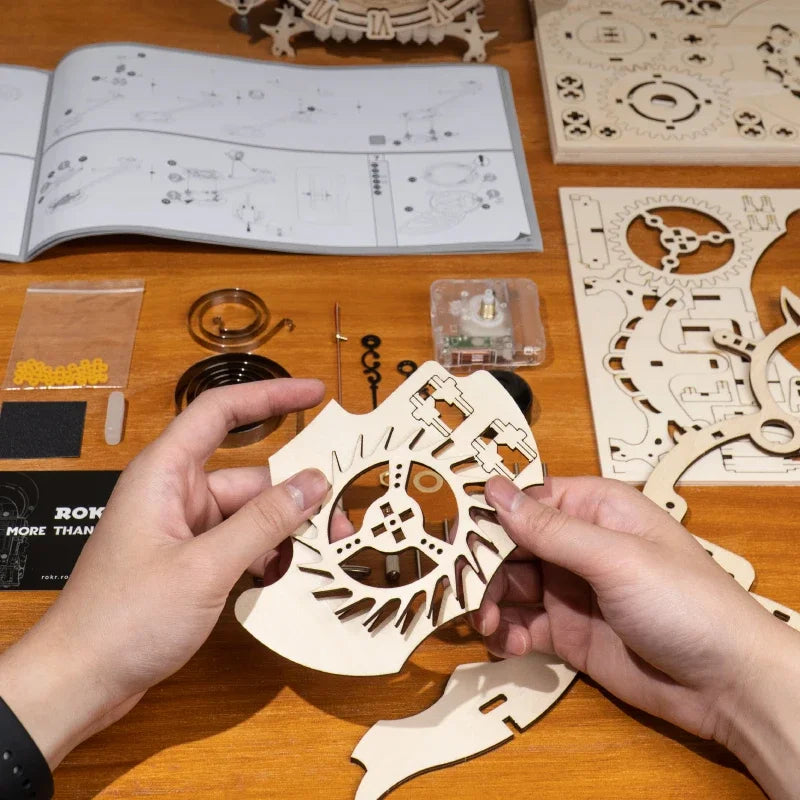 Puzzle 3D - Hibou en bois