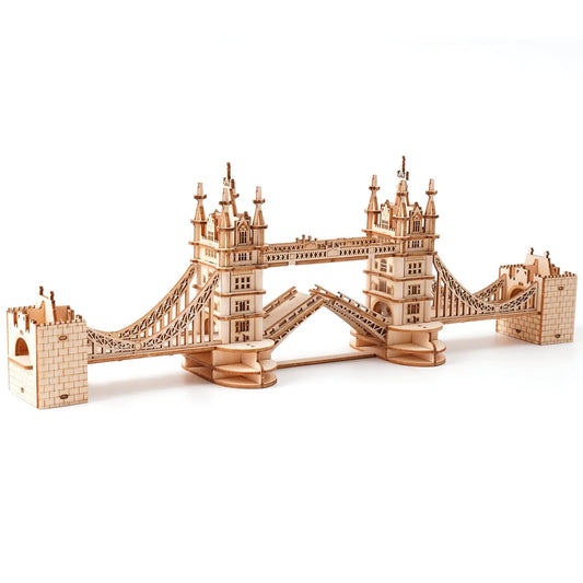 Puzzle 3D Tower Bridge - Maquette Bois à Assembler | DIY
