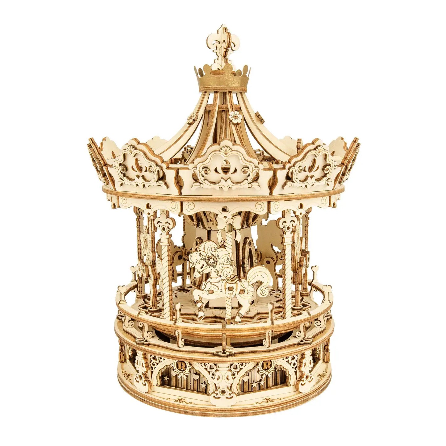 Puzzle 3D Carrousel | Manège Enfant | Boîte à Musique