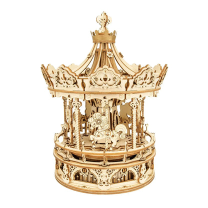 Puzzle 3D Carrousel | Manège Enfant | Boîte à Musique