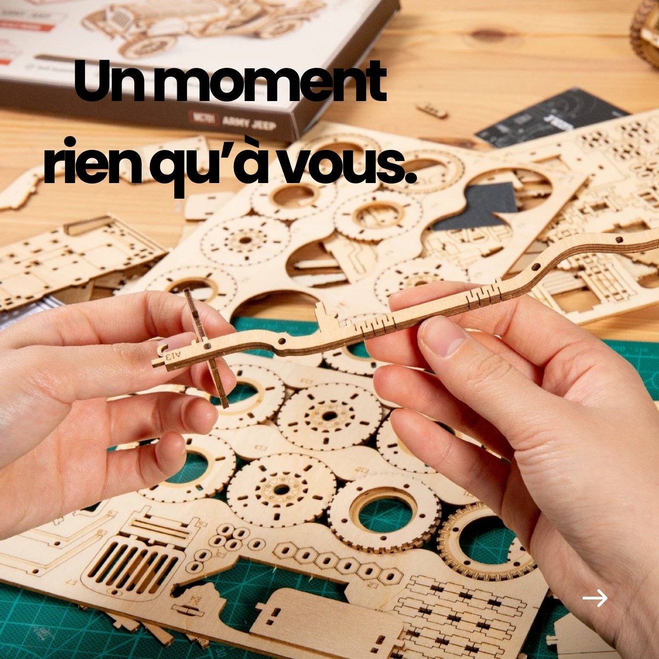 Puzzle 3D Bois Voilier Rétro - Maquette Navale Modélisme